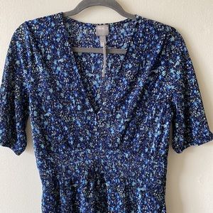 ASOS Navy Flower Dress